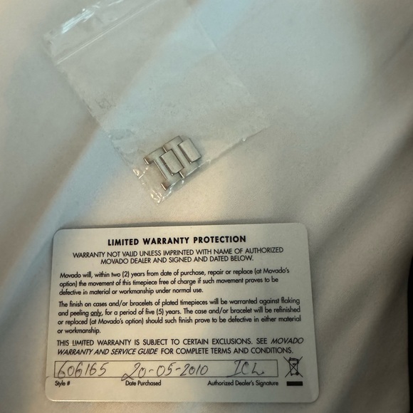 Vintage stainless steel authentic Movado watch - Picture 5 of 6